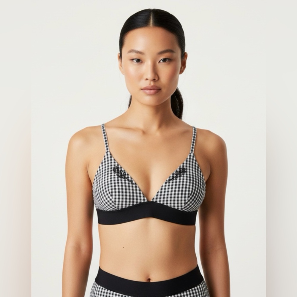 🌺Hurley Gingham Triangle Surf Top🔥FINAL SALE PRICE🔥